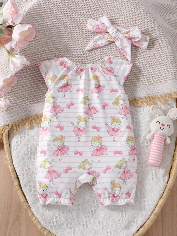 Mono Y Banda Para La Cabeza Con Figura Para Niña - Imagen 3
