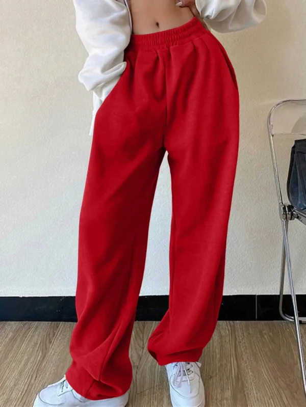 Pantalones De Chándal Para Mujer Con Cintura Elástica