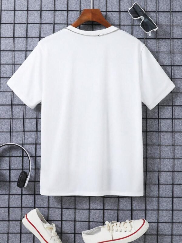 Camiseta Para Adolescentes Con Impresión De Letras - Imagen 3