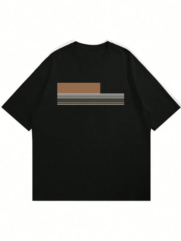 Camiseta de manga corta de cuello redondo