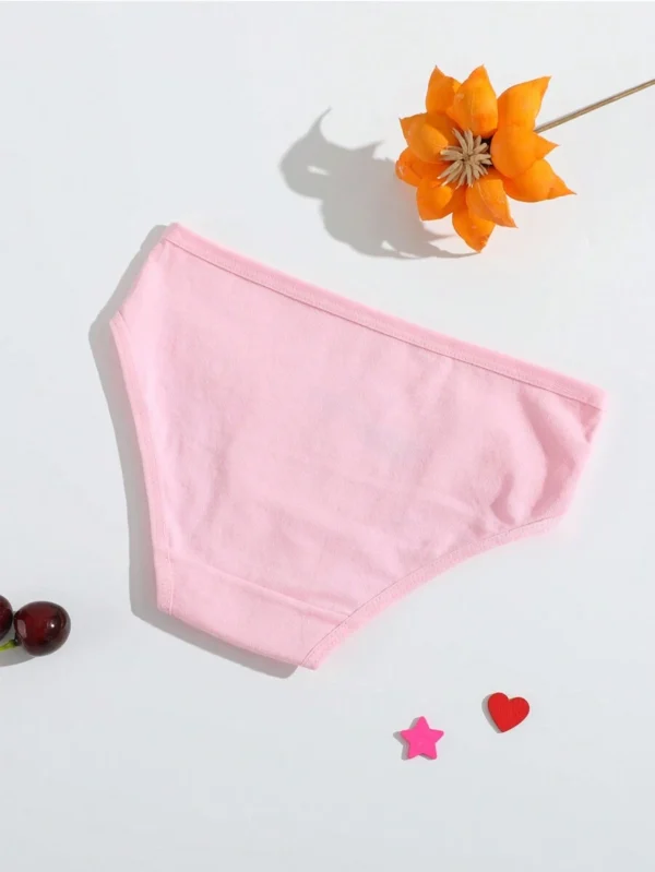4 piezas Calzoncillos con estampado de dibujos animados para niña - Imagen 2