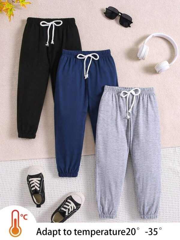 Pantalones casuales tipo jogger para niño