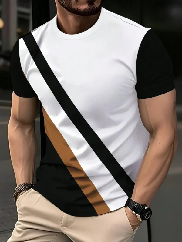 Camiseta de manga corta de cuello redondo