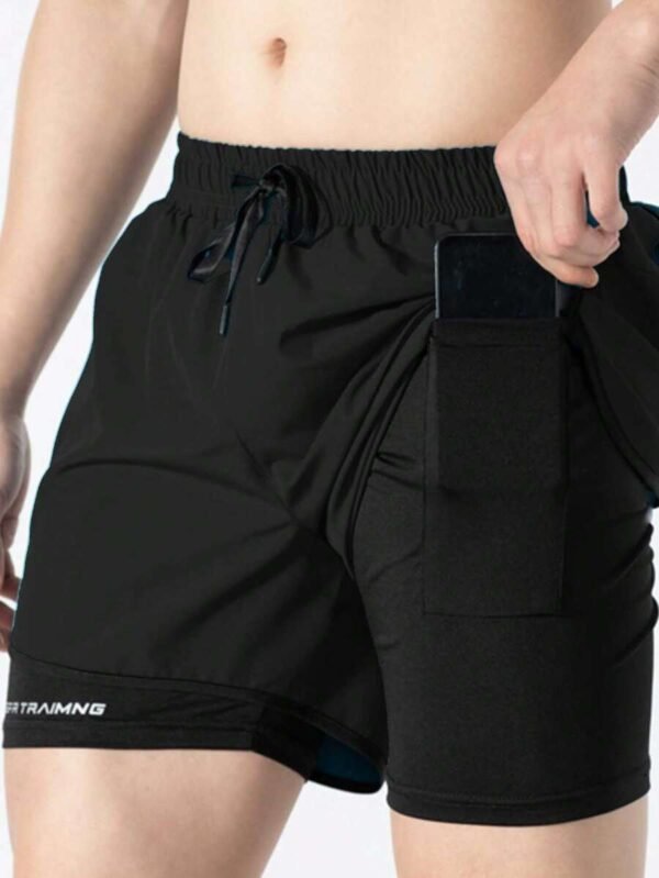 Shorts cortos de hombre de un solo color