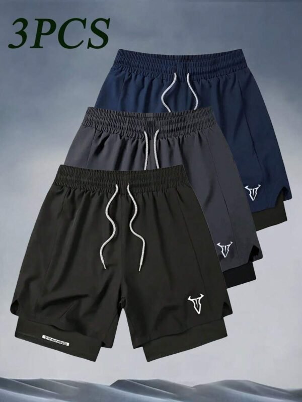Shorts deportivos de secado rápido y transpirables para hombres