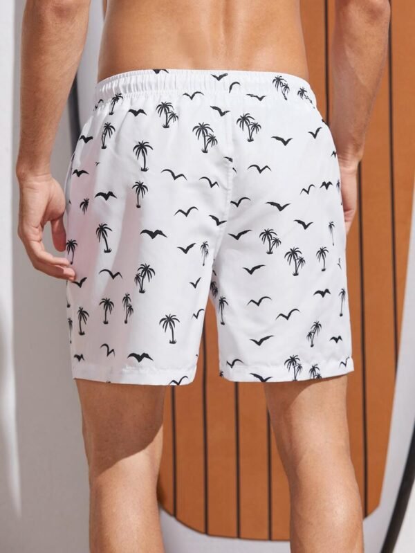 Pantalones cortos de natación con cordón de cintura - Imagen 3