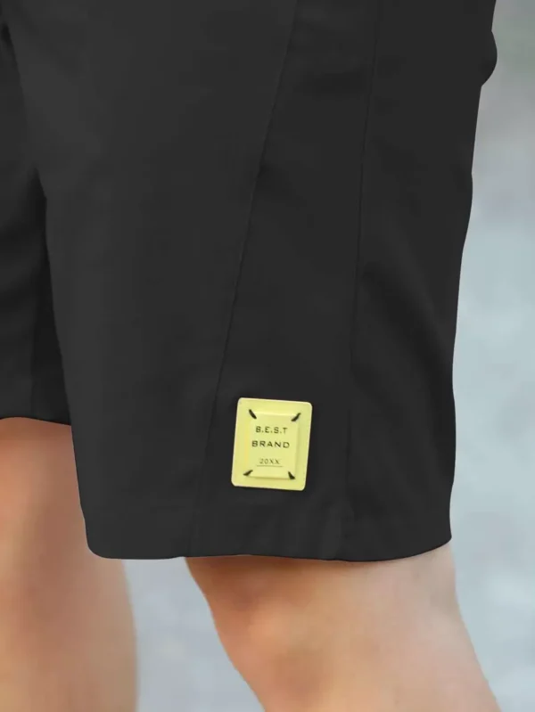 Shorts Cortos De Cintura Con Cordón Para Hombre - Imagen 2
