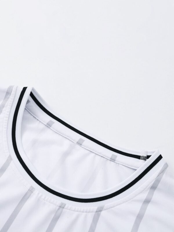 Camiseta sin mangas sin mangas con gráfico de letras - Imagen 2