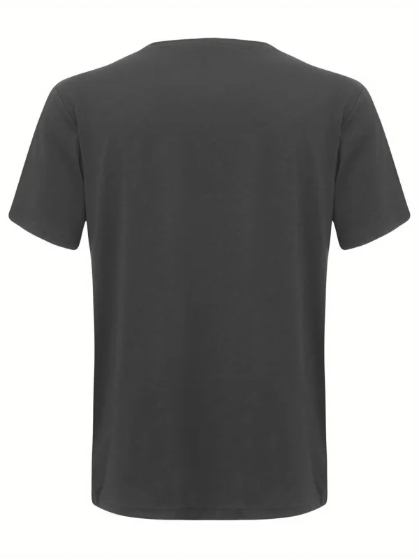 Camiseta de cuello redondo de manga corta para hombre - Imagen 3
