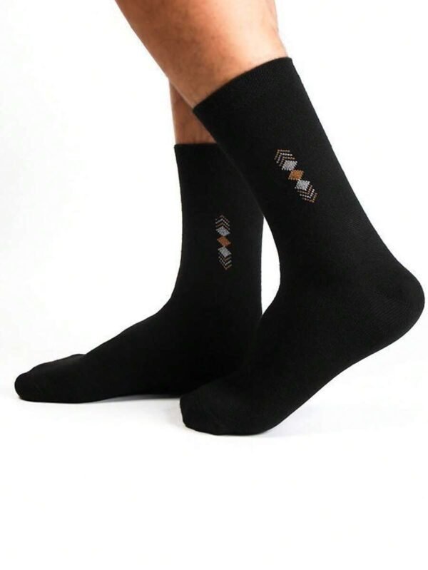 5 pares de calcetines clásicos casuales para hombre - Imagen 2