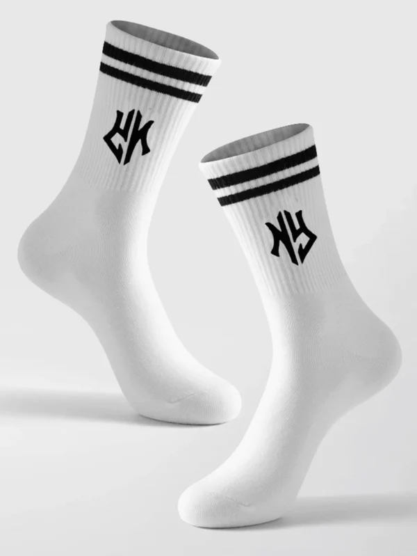 5 pares de calcetines negros con estampado hasta el tobillo - Imagen 2