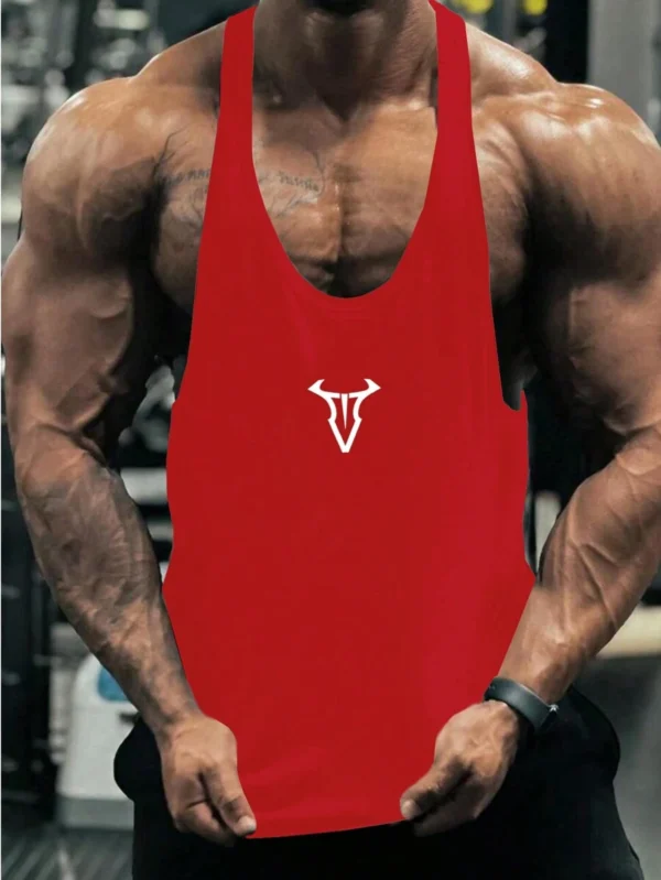 Sport deportivo de tirantes con cuello redondo y estampado gráfico - Imagen 2