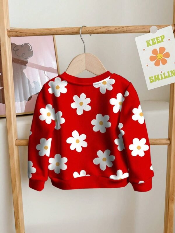Sudadera de manga larga de punto suave y cómoda de cuello redondo - Imagen 2