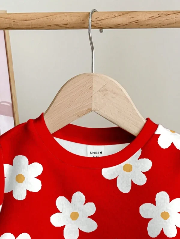 Sudadera de manga larga de punto suave y cómoda de cuello redondo - Imagen 3