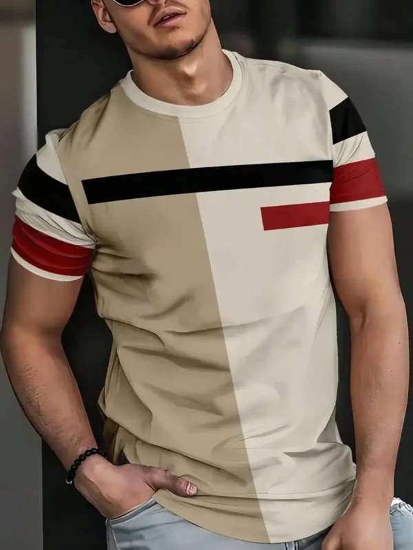 Camiseta de poliéster ligera para hombre