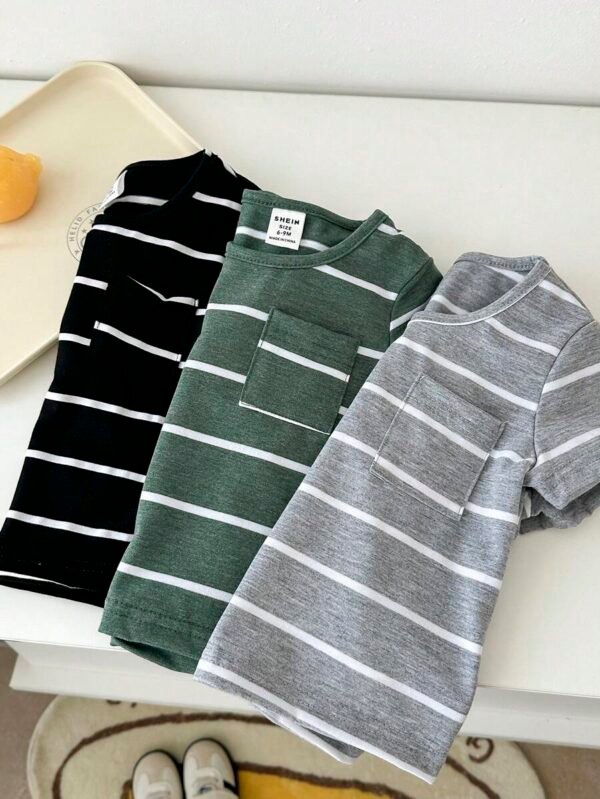 Camiseta de colores combinables para niño bebé - Imagen 3