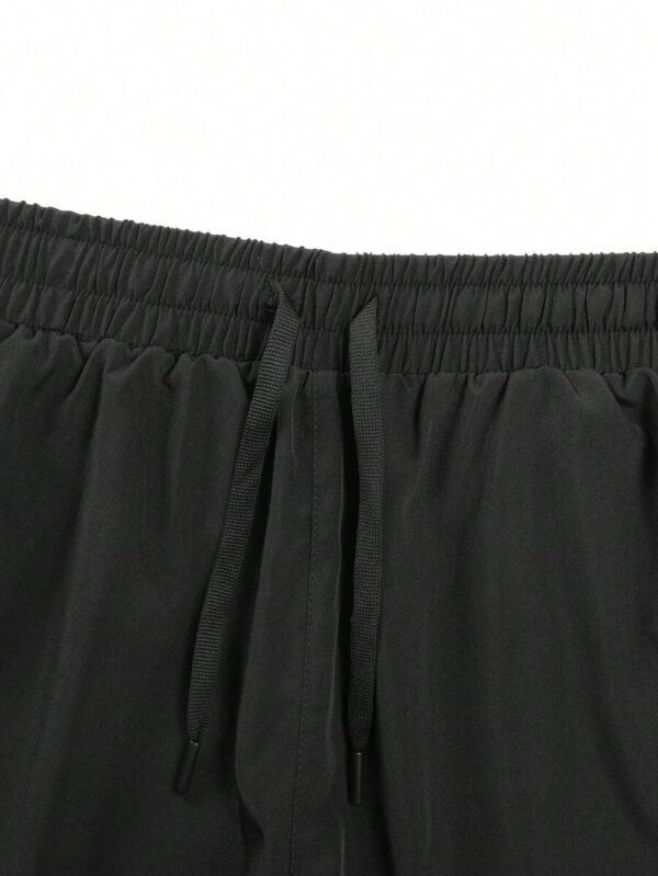 Pantalones cortos deportivos de color liso para hombre - Imagen 3