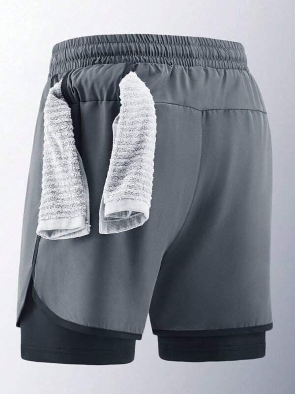 Pantalones cortos de hombre para deportes y secado rápido - Imagen 2