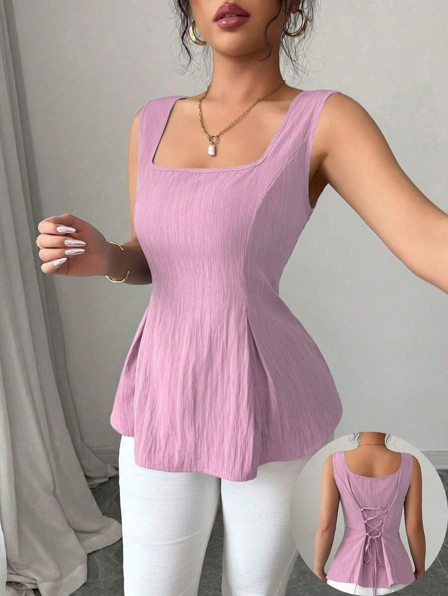 Blusa elegante y vintage con cuello de atar - Imagen 3