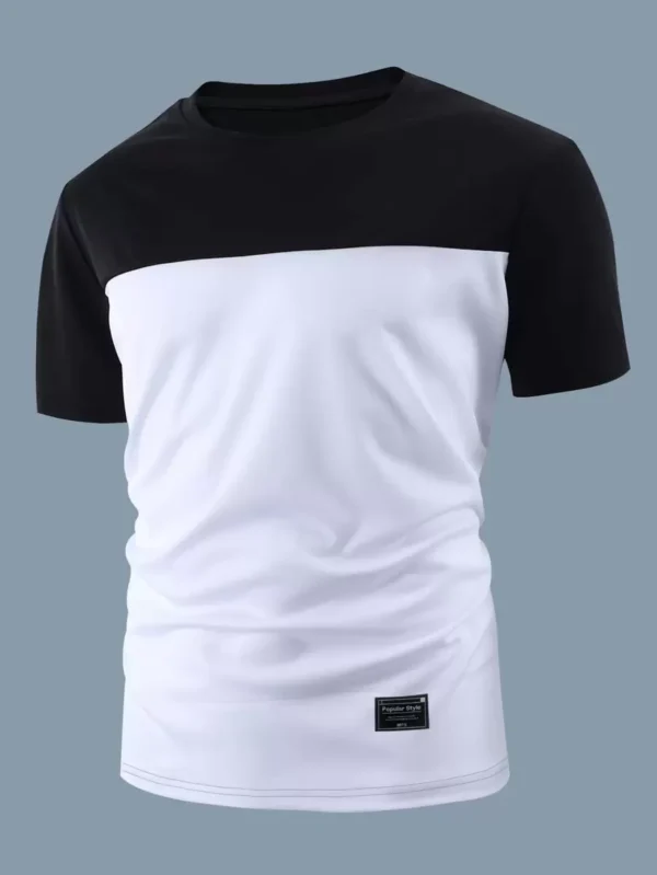 Camisetas de hombre con cuello redondo y manga corta
