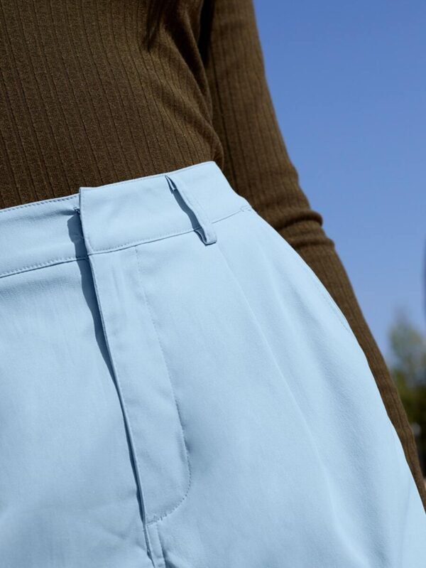 Shorts de talle alto con fruncido - Imagen 2