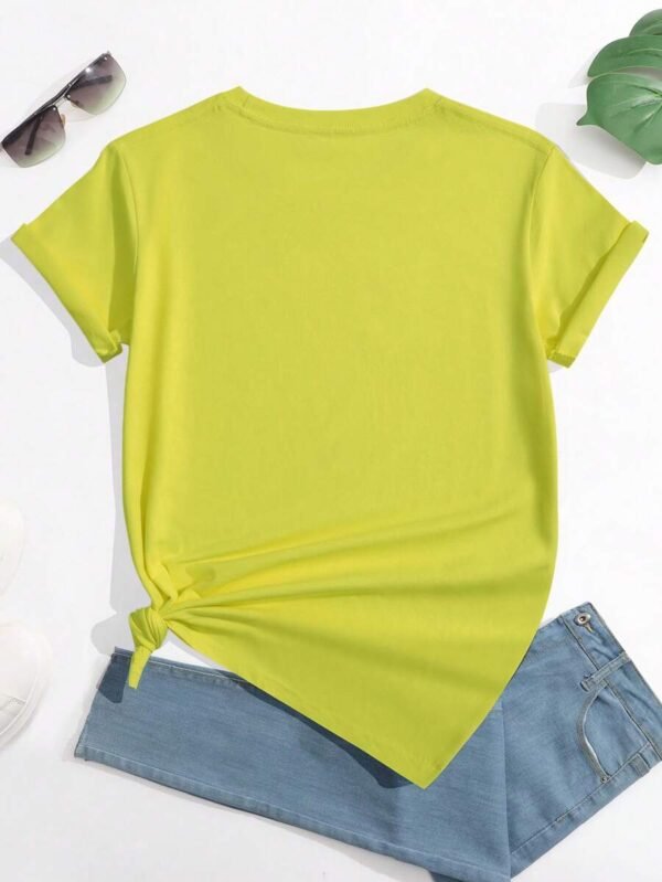 Camiseta con estampado de cactus, camisetas gráficas para mujer - Imagen 2