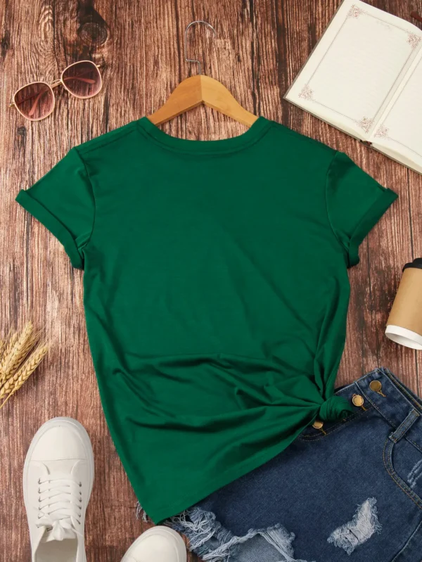Camiseta con estampado gráfico para mujer - Imagen 3