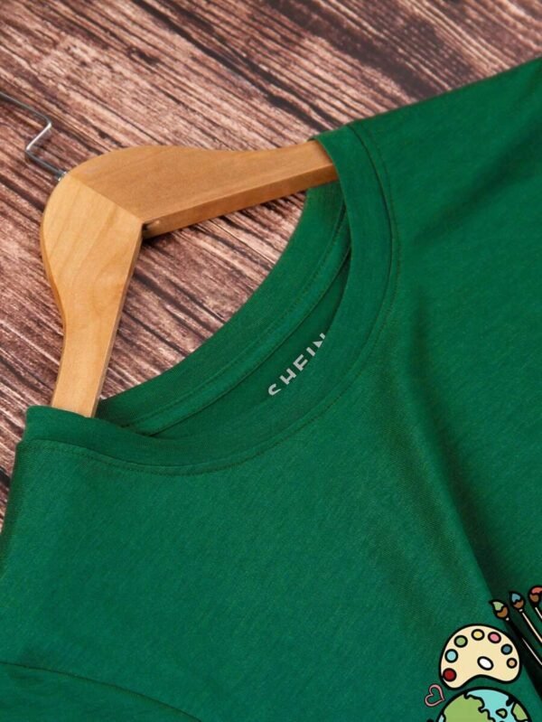 Camiseta con estampado gráfico para mujer - Imagen 2