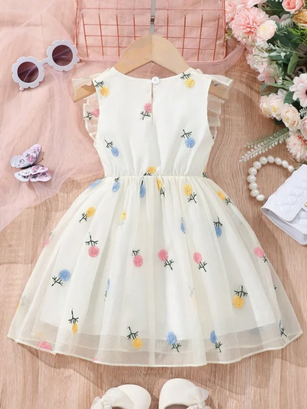 Vestido de princesa sin mangas para bebé niña - Imagen 3
