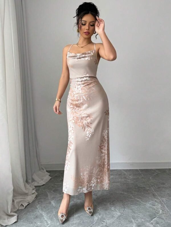 Vestido ajustado sin mangas para mujer