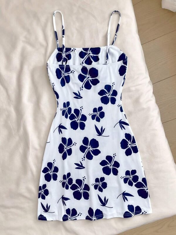 Vestido cami adorable con estampado floral para chicas - Imagen 3