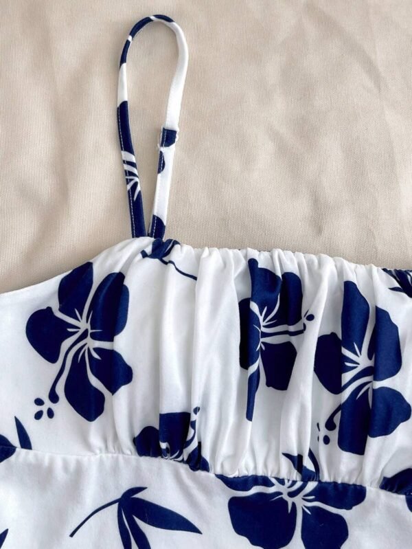 Vestido cami adorable con estampado floral para chicas - Imagen 2