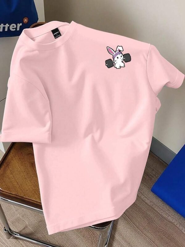 Playera casual de hombre con estampado