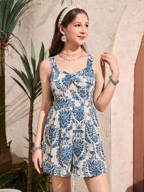 Mono sin mangas estilo bohemio para adolescentes