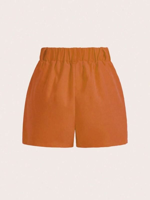Pantalones cortos casuales sueltos de mujer con bolsillos - Imagen 3