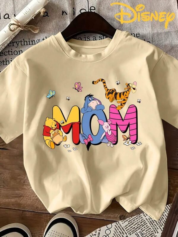 Camiseta con gráfico de albaricoque impreso para dama de primavera