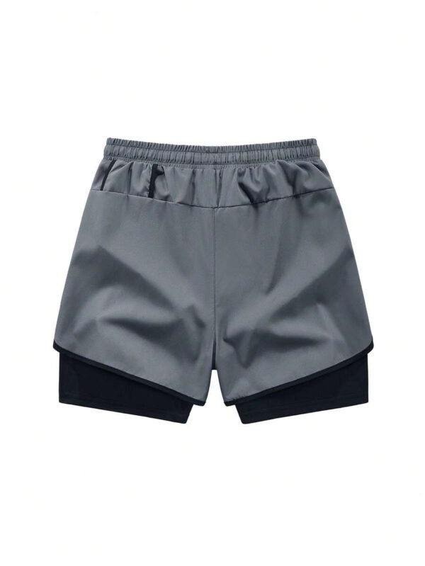 Pantalon corto deportivo de un solo color - Imagen 2