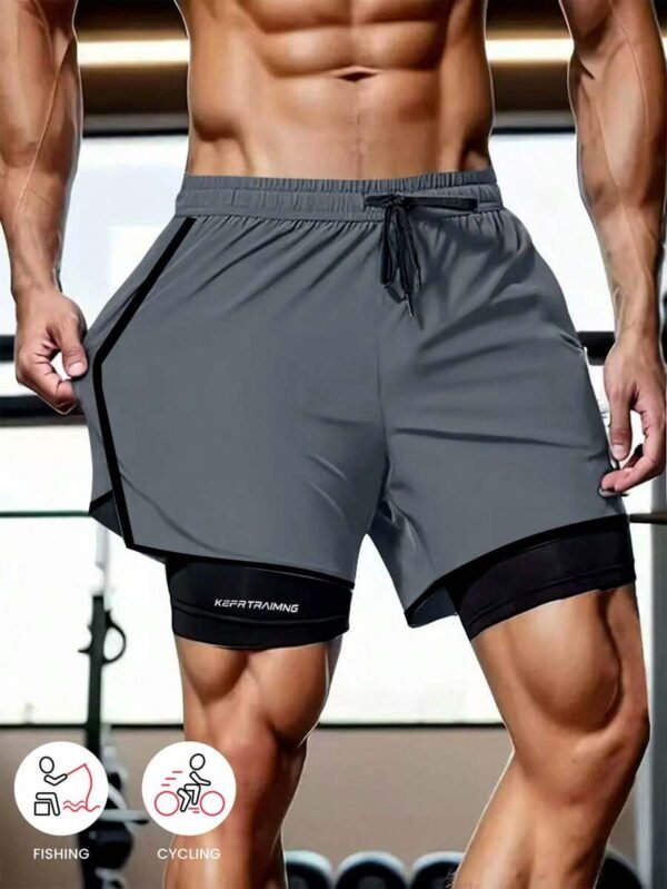 Pantalon corto deportivo de un solo color