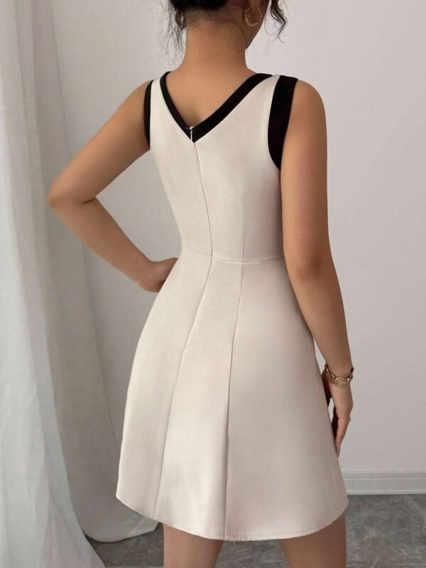 Vestido camisola de ajuste ceñido de tejido - Imagen 3