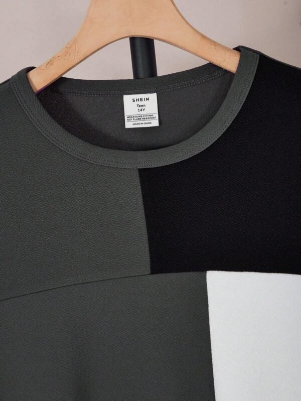 Camiseta de manga corta con cuello redondo para chicos - Imagen 2