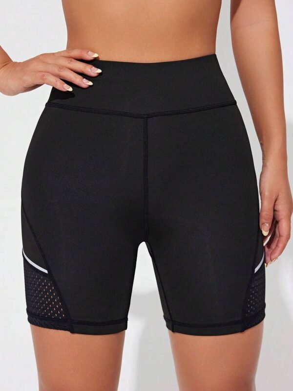 Pantalones cortos de yoga con bandas reflectantes - Imagen 2