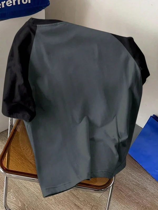 Camiseta de manga raglán de ajuste regular para hombres - Imagen 2