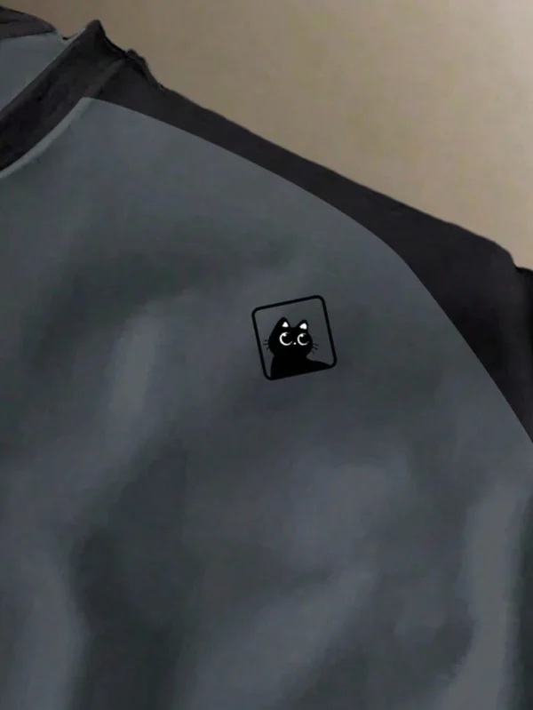 Camiseta de manga raglán de ajuste regular para hombres - Imagen 3