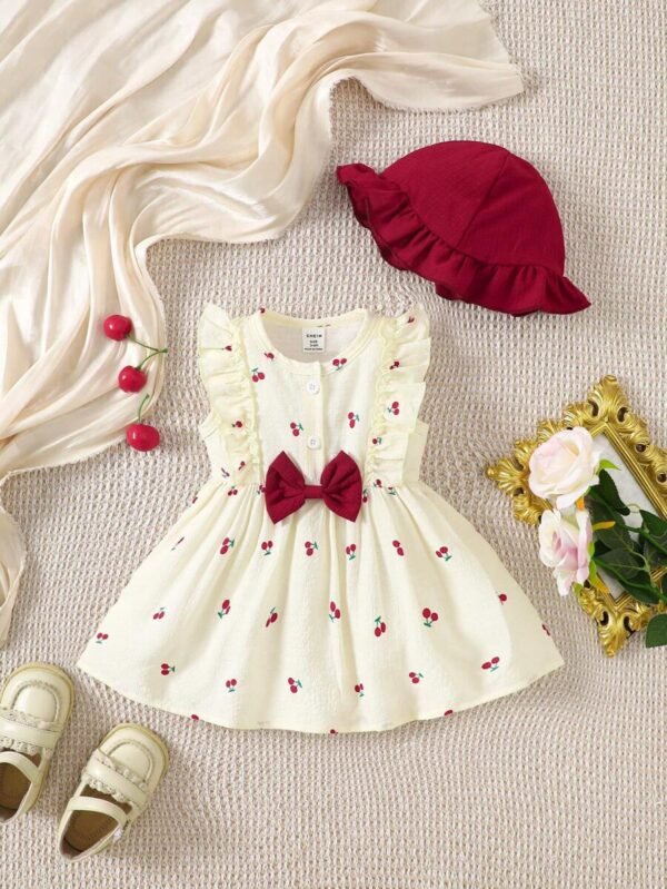 Vestido de verano para bebé niña recién nacida