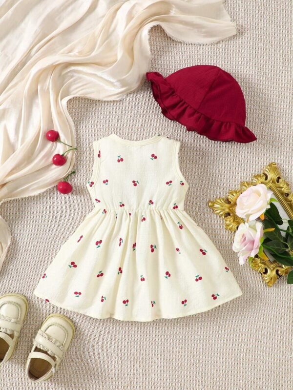 Vestido de verano para bebé niña recién nacida - Imagen 3