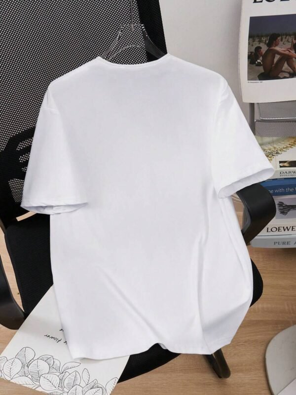 Camiseta de manga corta con estampado de oso para chicos - Imagen 3