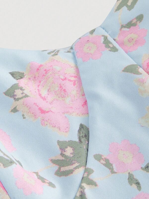 Vestido midi floral para mujer - Imagen 2