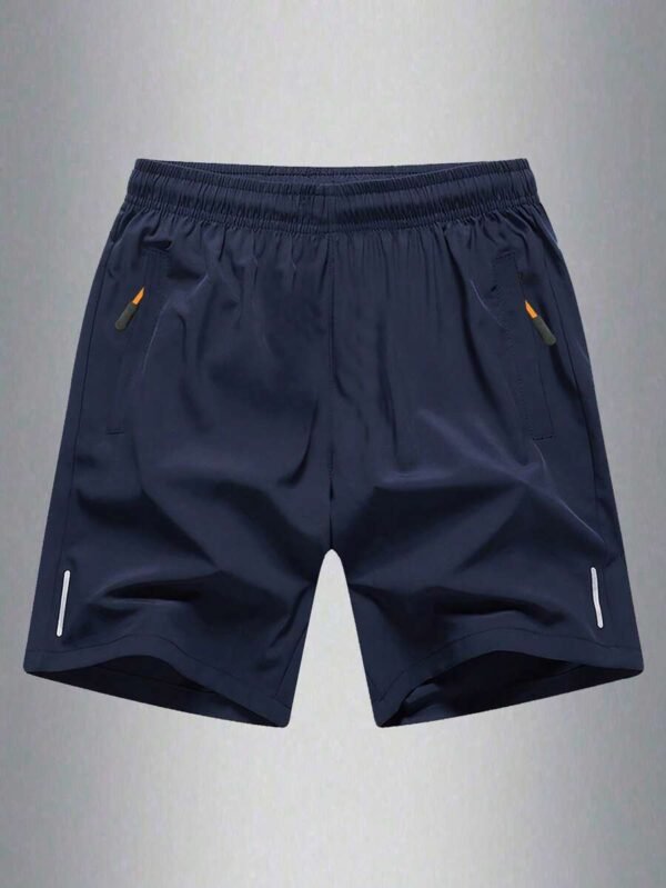 Pantalones cortos deportivos casuales lisos para chicos