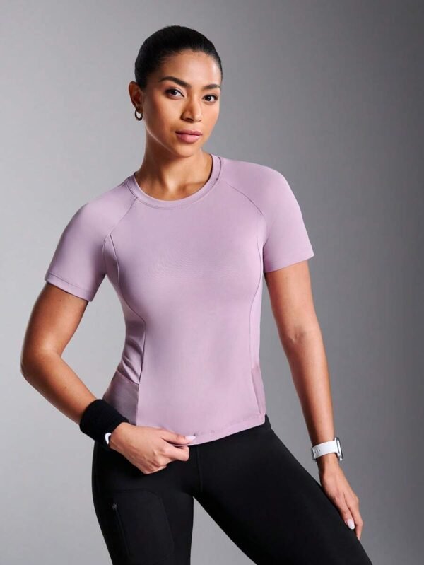 Camiseta de yoga, entrenamiento y running de mujer