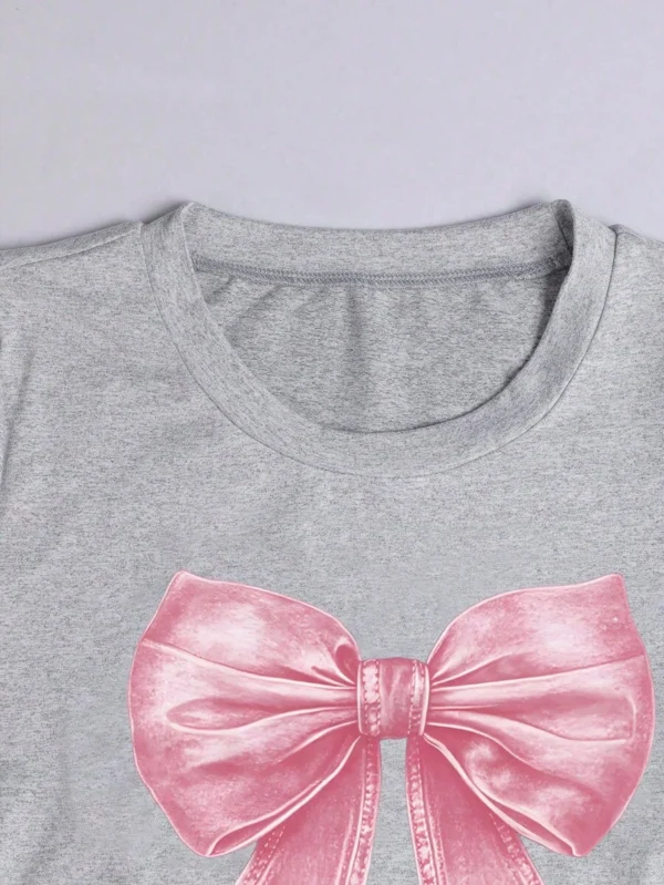 Camiseta de manga corta casual y versátil para adolescentes - Imagen 2